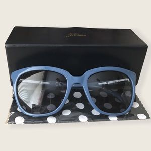 J. Crew | Franny Sunglasses in Ice Blue